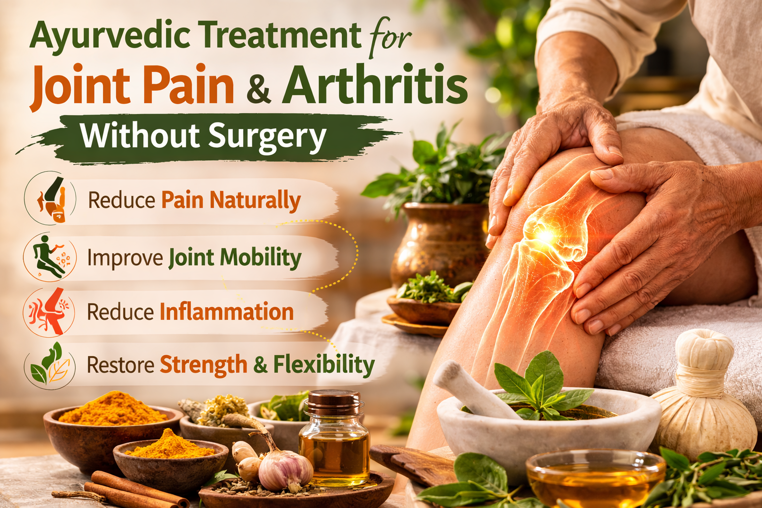 Ayurvedic Treatment for Joint Pain & Arthritis Without Surgery